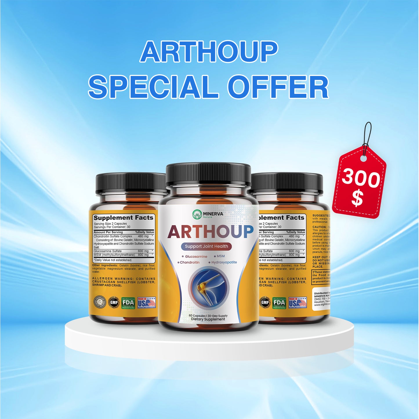 Minerva Nature Arthoup – Protect Joints, Enhance Flexibility, and Strengthen Bones